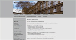 Desktop Screenshot of klingerschule.com